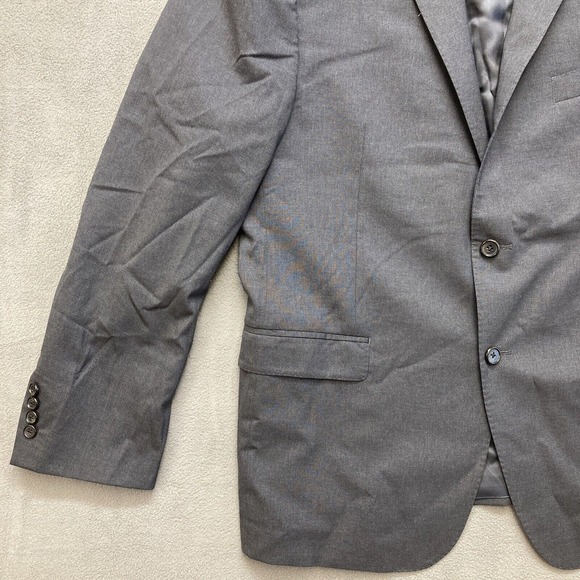 Lauren Ralph Lauren Slim Fit Mens 100% Wool Coat Blazer 2-Button Jacket Size 46R - Picture 4 of 16